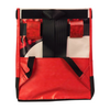 backpack base publicity banner dark red