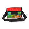 messenger bag / bike handlebar XS publicity banner red & green