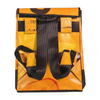 backpack publicity banner dark yellow & green coffee package