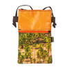 Crossbody Phone bag publicity banner green trees & orange