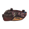 bike frame bag publicity banner dark red