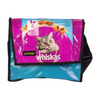 messenger bag M cat food package pink & blue