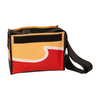 messenger bag base M banner yellow & red