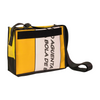 messenger bag base M banner yellow, black & white comics