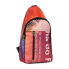 shoulder bag publicity banner orange & lilac