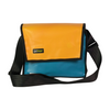 messenger bag M publicity banner yellow & blue