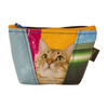 necessaire mini cat food package blue, yellow & green