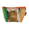 necessaire mini cat food package sandy brown & green