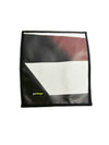 extraflap M publicity banner black, white and brown