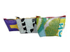 necessaire mini publicity banner purple & yellow