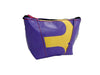 necessaire mini publicity banner purple & yellow