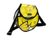 espresso bag publicity banner black & yelow comic