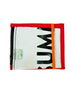 document holder publicity banner white & black letters