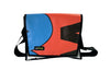 messenger bag XL pub banner blue, red & black