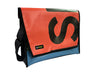 messenger bag XL pub banner blue, red & black