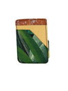 lifetime card holder publicity banner yellow & green leaves