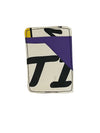 lifetime card holder publicity banner purple, black & yellow