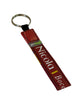 key holder coffee package red & white letters