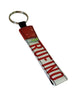 key holder coffee package white & red letters